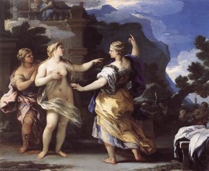 Venus Punishing Psyche With A Task (.) — Luca Giordano