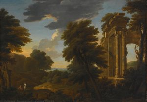 Landscape With Ruins — George Washington Thomas Lambert