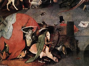 Triptyque De La Tentation Saint Antoine (détail) — Jérôme Bosch
