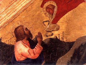 Christus Im Garten Gethsemane (detail) — Masaccio