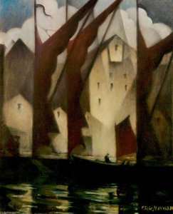 Thameside — Christopher Richard Wynne Nevinson
