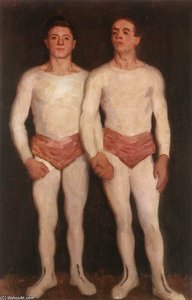 Acrobats — Károly Ferenczy