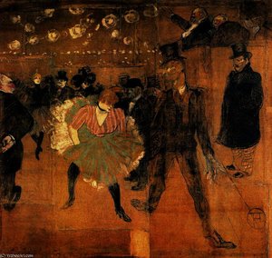 Dance in the Moulin Rouge, the Goulue and Valentin him Desossé