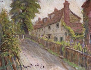 Old Cottages, Holcombe Hill, Mill Hill — Henry Childe Pocock