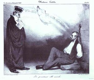 Modern Galilee. And Nevertheless It Moves — Honoré Daumier