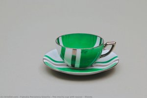 The Mocha Cup With Saucer - Wanda — Fabryka Porcelany Giesche