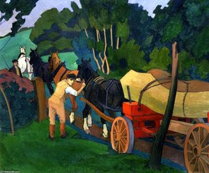 Timber Hauling — Robert Polhill Bevan
