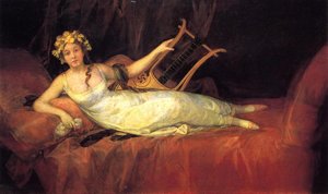 Portrait Of Joaquina, Nee Tellez Giron Y Alfonso Pimental, 10th Marquesa De Santa Cruz — Francisco José De Goya Y Lucientes