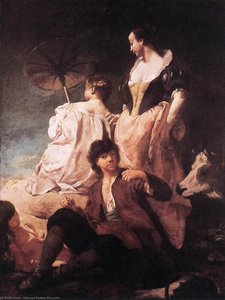 Idyll At The Coast — Giovanni Battista Piazzetta