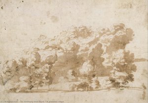 Une Crête Boisée — Sir Anthony Van Dyck