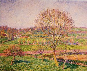 Большое Грецкое Дерево В Эраньи — Камиль Писсарро