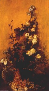 Still Life With Roses — Hans Makart