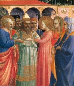 Bebådelsen (detalj) — Fra Angelico
