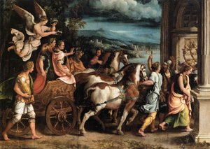 Triumph Of Titus And Vespasian — Giulio Romano