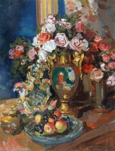Still Life With Roses — Konstantin Alexeievitch Korovin