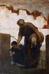 The Washerwoman — Honoré Daumier