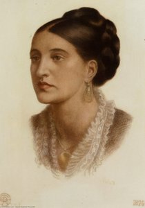 Portrait Of Mrs Georgin A Fernandez — Dante Gabriel Rossetti