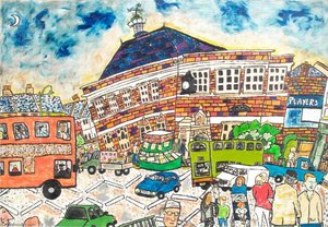 Four Tooting, South London Street Scenes (panel 1 Of 4) — Paul Clements