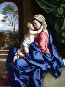 The Virgin And Child Embracing — Giovanni Battista Salvi Da Sassoferrato