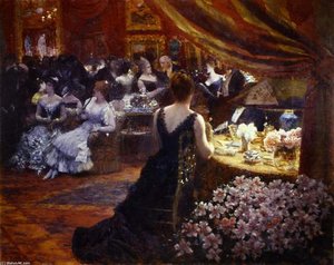 Il Salotto Della Principessa Matilde — Giuseppe De Nittis
