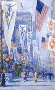 Día De La Victoria, Mayo De 1919 — Frederick Childe Hassam