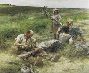 Haymaking — Léon Augustin L'hermitte