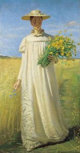 Anna Ancher Returning From The Field — Michael Peter Ancher