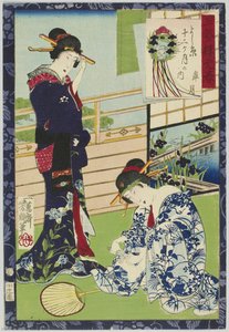 Yoshiwara 12 Months : May — Utagawa Yoshiiku