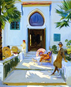 My Studio Door, Tangier — Sir John Lavery