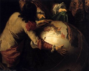 Colbert Presenting The Members Of The Royal Academy Of Sciences To Louis Xiv In 1667 (detail) — Henri Testelin
