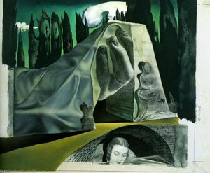 Study For A Backdrop, Circa 1950 — Salvador Dalí