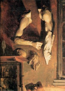 Studio Interior With Casts — Adolph Von Menzel
