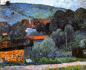 Mélancolie Du Soir - Wasserburg Sur L'inn — Alexej Von Jawlensky