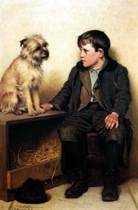 A Confab — John George Brown