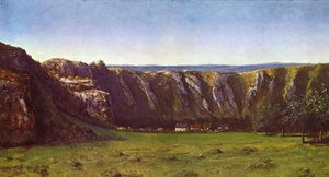 Peisaj Montan Lângă Flagey — Gustave Courbet