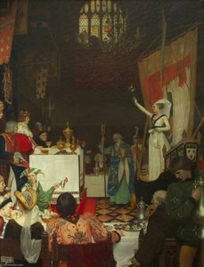 Edward Iv Being Entertained By William Canynges At His House In Redcliff Street, 1461 — Ernest Board