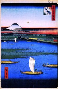 Inside Kameido Tenjin Shrine — Ando Hiroshige