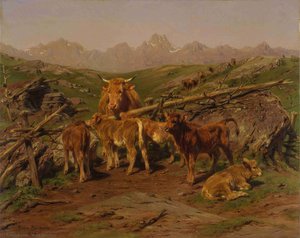 Weaning The Calves — Rosa Bonheur