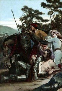The Death Of Marmion — Edward Armitage