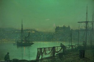 Scarborough Lights — John Atkinson Grimshaw