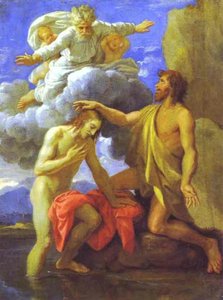 Il Battesimo Di Cristo. — Nicolas Poussin
