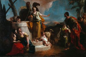 L'incontro Di Eliezer E Rebecca Al Pozzo — Giambattista Tiepolo