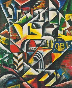 Cubist Landscape City — Lyubov Sergeyevna Popova
