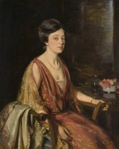 Mrs Neville Chamberlain — Wilfred Gabriel De Glehn