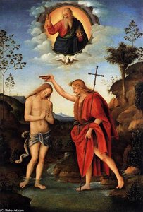 Baptism Of Christ — Francesco D'ubertino Verdi (bacchiacca)