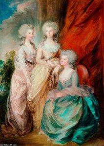 The Three Eldest Daughters Of George Iii — Gainsborough Dupont