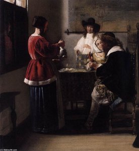 La Visite — Pieter De Hooch