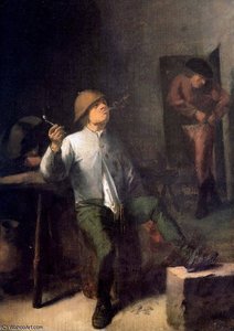 The Smoker Sun — Adriaen Brouwer