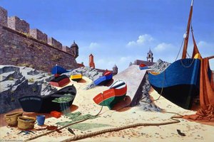 The Slipway At Peniche, Portugal — Tristram Paul Hillier