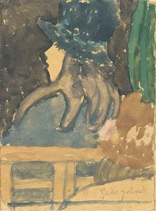 Girl In A Blue Hat — Gwen John